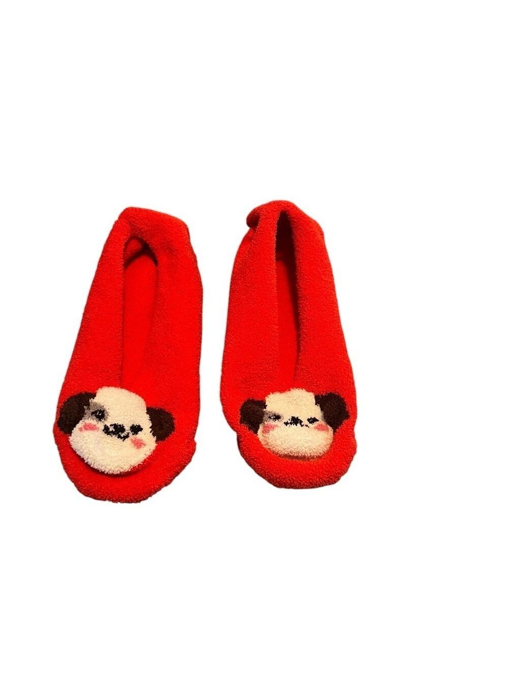 Red Slippers Dog Design